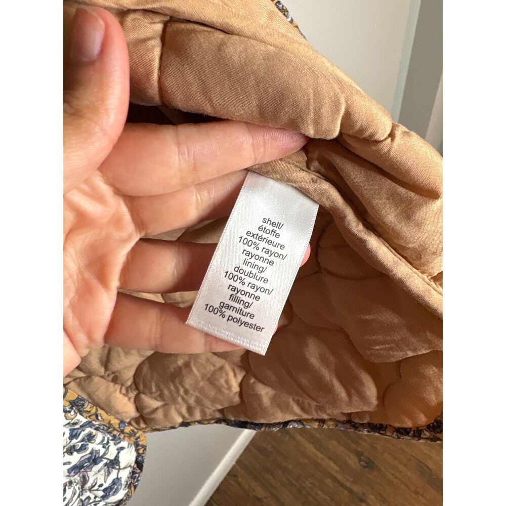 Maurices floral quilted shacket jacket - Picture 3 of 5